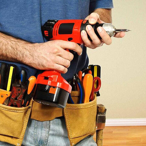 Precise wall mounting of shelves, TVs and fixtures, securely anchored and perfectly level.